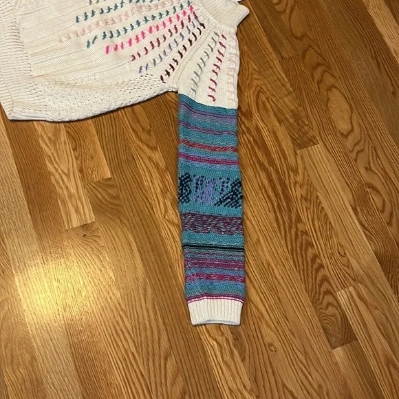 Anthropologie Wendy Wurtzburger Stitch Mix Fisherman Crewneck Sweater Small NWT - Picture 12 of 16